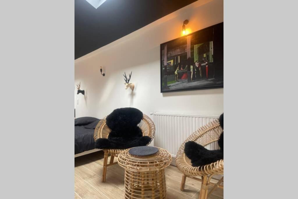 Apt 35 m2 Baignoire Balnéo terrasse privée Amfreville-la-Mi-Voie Esterno foto